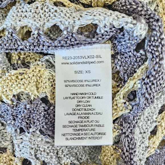 New Solid & Striped Lalo Knit Tunic Swim Cover Beach Cover-Up NWT - Picture 12 of 13